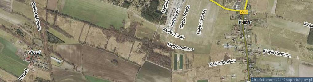 Zdjęcie satelitarne Kiełpin-Pelikana ul.